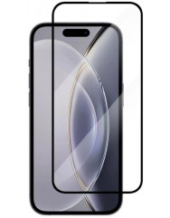 Стекло бронированное iPhone 15 Pro (5D Black)