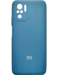 Чехол Silicone Case Xiaomi Redmi Note 10/ Note 10S/Poco M5s (синий)