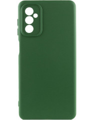 Чехол Silicone Case Samsung Galaxy A24 (темно-зеленый)