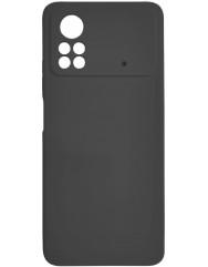 Чехол Silicone Case Poco X4 Pro 5G (черный)