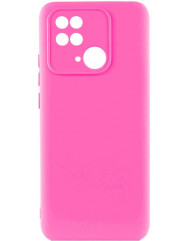 Чехол Silicone Case Xiaomi Redmi 10C (ярко розовый)