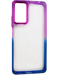 Чехол TPU+PC Fresh sip series Xiaomi Redmi Note 10 Pro / 10 Pro Max (Синий / Фиолетовый)