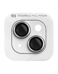 Защитное стекло на камеру Apple iPhone 15 (6.1") / 15 Plus (6.7") (Silver)