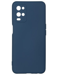 Чехол Silicone Case Oppo A54 (темно-синий)