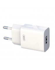 Мережевий зарядний пристрій XO L99  2.4 1USB (White)