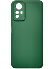 Чехол Silicone Case Xiaomi Redmi Note 12s (темно-зеленый)