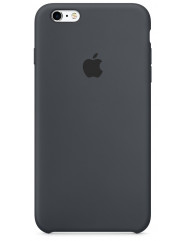 Чехол Silicone Case iPhone 6/6s (темно-серый)