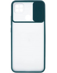 Чехол Camshield TPU матовый Xiaomi Redmi 9C (зеленый)