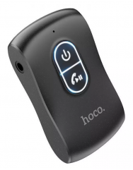 Автомобильный Bluetooth ресивер Hoco E73 Pro Car AUX BT5.0 (Black)