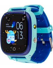 Детские умные часы AmiGo GO005 4G WIFI Thermometer (Blue)