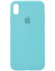 Чехол Silicone Case iPhone X/Xs (бирюзовый)