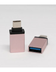 Адаптер Type-C to USB OTG 2.4A (Rose Gold)