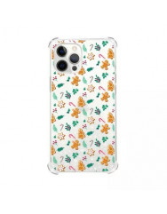 Чехол WAVE Christmas Holiday Clear Case iPhone 12/12Pro (gingerbread men)