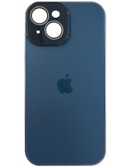 Glass Case  MagSafe  iPhone 15  (Sea Blue)