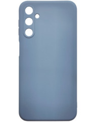 Чехол Silicone Case Samsung Galaxy A24 (серо-синий)