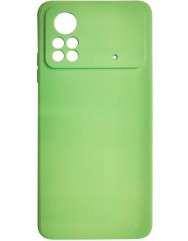 Чехол Silicone Case Poco X4 Pro 5G (фисташковый)