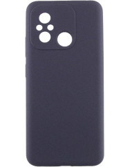 Чохол Silicone Case Xiaomi Redmi 12C (темно-сірий)