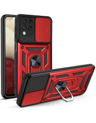 Чехол Camshield Serge Ring + подставка Samsung Galaxy M33 (красный)