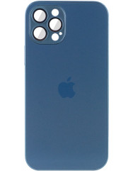 Silicone Case 9D-Glass Box iPhone 11 Pro (Navy Blue)