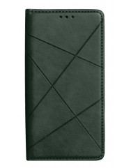 Книга Business Leather Samsung Galaxy A03s (зеленый)
