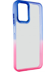 Чехол TPU+PC Fresh sip series Xiaomi Redmi 10 (Синий / Розовый)