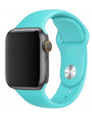Ремешок силиконовый для Apple Watch 38/40mm (голубой)