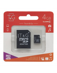 Карта пам'яті T&G 4gb (4cl) + adapter