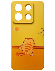 Case Cat for Xiaomi Note 13 Pro 5G Yellow