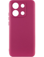 Чехол Silicone Case Poco X6 Pro 5G (бордовый)