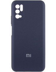 Чехол Silicone Case Xiaomi Redmi Note 10 5G/Poco M3 Pro (темно-синий)