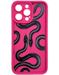 TPU Snake iPhone 13 Pro Pink